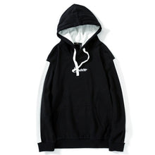 Charger l'image dans la galerie, SEMIR Men Printed Hooded Sweatshirt with Kangaroo Pocket Long Side-Striped Sleeve Pullover Hoodies Ribbing Cuff and Hem Winter