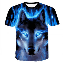 Charger l'image dans la galerie, Fashion Men Wolf Animal 3D Printed Hooded Hoodies Men / Women's Shinning Wolf Design Sweatshirts 3D Harajuku Hoody