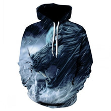 Charger l'image dans la galerie, Fashion Men Wolf Animal 3D Printed Hooded Hoodies Men / Women's Shinning Wolf Design Sweatshirts 3D Harajuku Hoody