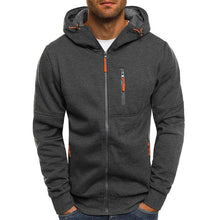 Charger l'image dans la galerie, MONERFFI Men Sports Casual Wear Zipper COPINE Fashion Tide Jacquard Hoodies Fleece Jacket Fall Sweatshirts Autumn Winter Coat