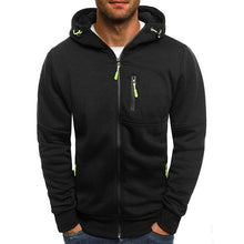 Charger l'image dans la galerie, MONERFFI Men Sports Casual Wear Zipper COPINE Fashion Tide Jacquard Hoodies Fleece Jacket Fall Sweatshirts Autumn Winter Coat
