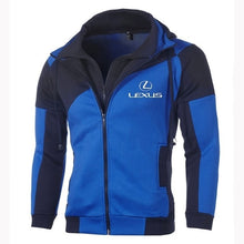 Charger l'image dans la galerie, LEXUS Logo Men Sweatshirt Casual Jacket Coat Zipper Cotton LEXUS Hoodie Cardigan Hoodie Double Zipper Jacket Outerwear
