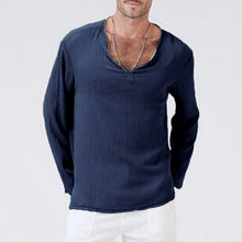 Charger l'image dans la galerie, Autumn Spring Long Sleeve Casual Shirts Top For Men Solid Slim Basic Stand Business Shirts Camisas Masculina Men Blouse Clothing