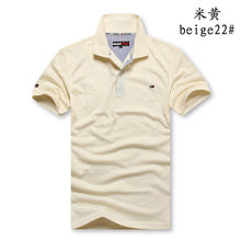 Charger l'image dans la galerie, Tommy Hilfiger- Polo Shirt Fashion Cotton polo Shirt Men's Solid jersey Breathable T-shirt Summer 8996
