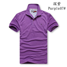Charger l'image dans la galerie, Tommy Hilfiger- Polo Shirt Fashion Cotton polo Shirt Men's Solid jersey Breathable T-shirt Summer 8996