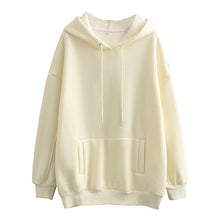 Charger l'image dans la galerie, Tangada women fleece hoodie sweatshirts winter japanese fashion 2020 oversize ladies pullovers warm pocket hooded jacket SD60
