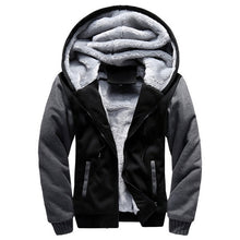 Charger l'image dans la galerie, Winter Men Jackets Fleece Warm Hood Thick Parka Velvet Windproof Coats Cardigan Sweatshirts Hoodies Zipper Men Hoodie Jacket
