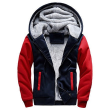 Charger l'image dans la galerie, Winter Men Jackets Fleece Warm Hood Thick Parka Velvet Windproof Coats Cardigan Sweatshirts Hoodies Zipper Men Hoodie Jacket
