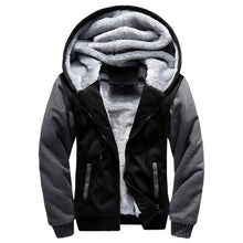 Charger l'image dans la galerie, Winter Men Jackets Fleece Warm Hood Thick Parka Velvet Windproof Coats Cardigan Sweatshirts Hoodies Zipper Men Hoodie Jacket
