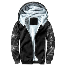 Charger l'image dans la galerie, Winter Men Jackets Fleece Warm Hood Thick Parka Velvet Windproof Coats Cardigan Sweatshirts Hoodies Zipper Men Hoodie Jacket
