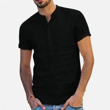 Charger l'image dans la galerie, Shirt Men Casual Short Sleeved Buttons Up Breathes Cool Shirt Loose Streetwear Male Shirts For Men
