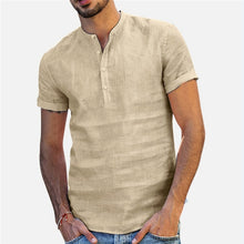 Charger l'image dans la galerie, Shirt Men Casual Short Sleeved Buttons Up Breathes Cool Shirt Loose Streetwear Male Shirts For Men
