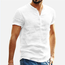 Charger l'image dans la galerie, Shirt Men Casual Short Sleeved Buttons Up Breathes Cool Shirt Loose Streetwear Male Shirts For Men
