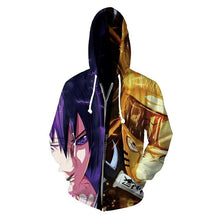 Charger l'image dans la galerie, Fasion Anime Zipper Hoodies Men Women Cosplay Naruto 3D Hoody Cool Autmn Coat Hooded Sweatshirts Streetwear Casual Sweatshirts

