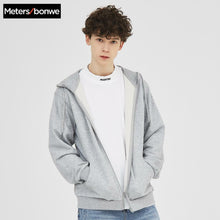 Charger l'image dans la galerie, Metersbonwe Men Casual Zipper Hoodies Fashion Tide 2020 New Spring Autumn Baseball Jacket Male Teenager Coat Sweatshirt
