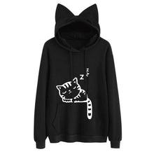 Charger l'image dans la galerie, Women's Harajuku Hooded Casual Solid Color Hooded Pocket Long Sleeve Pullover Sweatshirt For Girls moletom feminino
