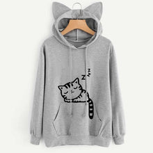 Charger l'image dans la galerie, Women's Harajuku Hooded Casual Solid Color Hooded Pocket Long Sleeve Pullover Sweatshirt For Girls moletom feminino
