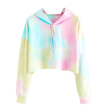 Charger l'image dans la galerie, Women's Harajuku Hooded Casual Solid Color Hooded Pocket Long Sleeve Pullover Sweatshirt For Girls moletom feminino
