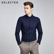Charger l'image dans la galerie, SELECTED 100% Cotton Slim Fit Men Business Casual Long-sleeve Shirt S|419405517
