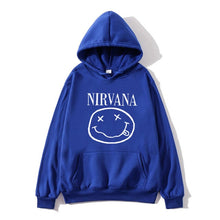 Charger l'image dans la galerie, Nirvana hoodie men and women hooded simple wild casual large size hot hoodie Korean version of the warm kawaii loose street
