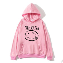 Charger l'image dans la galerie, Nirvana hoodie men and women hooded simple wild casual large size hot hoodie Korean version of the warm kawaii loose street
