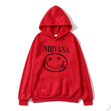 Charger l'image dans la galerie, Nirvana hoodie men and women hooded simple wild casual large size hot hoodie Korean version of the warm kawaii loose street
