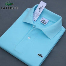 Charger l'image dans la galerie, Mens Polo Shirt 2020 New Summer Alpine Star Short Sleeve Turn-over Collar Slim Tops Casual Breathable Blue Color Business Shirt
