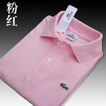 Charger l'image dans la galerie, Mens Polo Shirt 2020 New Summer Alpine Star Short Sleeve Turn-over Collar Slim Tops Casual Breathable Blue Color Business Shirt
