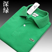 Charger l'image dans la galerie, Men Summer Polo Shirt Brand Fashion Cotton Short Sleeve Polo Crocodile Shirts Male Solid Jersey Breathable Tops Tees 2635
