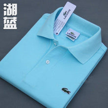 Charger l'image dans la galerie, Men Summer Polo Shirt Brand Fashion Cotton Short Sleeve Polo Crocodile Shirts Male Solid Jersey Breathable Tops Tees 2635
