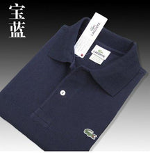 Charger l'image dans la galerie, Men Summer Polo Shirt Brand Fashion Cotton Short Sleeve Polo Crocodile Shirts Male Solid Jersey Breathable Tops Tees 2635
