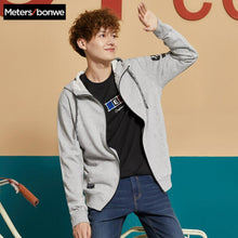 Charger l'image dans la galerie, Metersbonwe Autumn Winter Basic Hoodies Jacket Male Hooded Cardigans Men High Quality Fashion Mens Coat Skateboard Jacket
