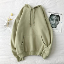 Charger l'image dans la galerie, Cotton 12 Colors Warm oversized Sweatshirts Women's Solid Hooded Female 2020 Thicken Hoodies Lady Autumn Fashion Tops
