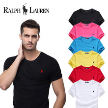 Charger l'image dans la galerie, RALPH- LAUREN- Man Polo Shirt Brand Mens Casual Deer Embroidery Polo shirt Men Short Sleeve High Quantity Polo Men

