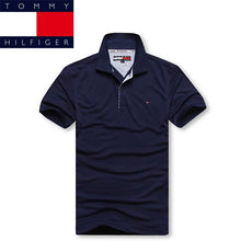 Charger l'image dans la galerie, Tommy Hilfiger- Polo Shirt Fashion Cotton polo Shirt Men's Solid jersey Breathable T-shirt Summer 8996
