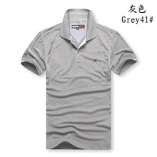Charger l'image dans la galerie, Tommy Hilfiger- Polo Shirt Fashion Cotton polo Shirt Men's Solid jersey Breathable T-shirt Summer 8996
