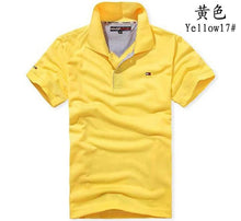 Charger l'image dans la galerie, Tommy Hilfiger- Polo Shirt Fashion Cotton polo Shirt Men's Solid jersey Breathable T-shirt Summer 8996
