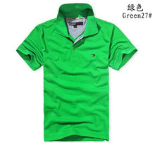 Charger l'image dans la galerie, Tommy Hilfiger- Polo Shirt Fashion Cotton polo Shirt Men's Solid jersey Breathable T-shirt Summer 8996
