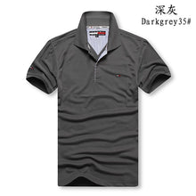 Charger l'image dans la galerie, Tommy Hilfiger- Polo Shirt Fashion Cotton polo Shirt Men's Solid jersey Breathable T-shirt Summer 8996
