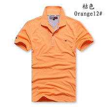Charger l'image dans la galerie, Tommy Hilfiger- Polo Shirt Fashion Cotton polo Shirt Men's Solid jersey Breathable T-shirt Summer 8996
