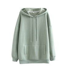 Charger l'image dans la galerie, Tangada women fleece hoodie sweatshirts winter japanese fashion 2020 oversize ladies pullovers warm pocket hooded jacket SD60
