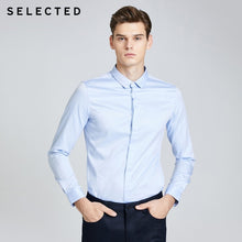 Charger l'image dans la galerie, SELECTED 100% Cotton Slim Fit Men Business Casual Long-sleeve Shirt S|419405517
