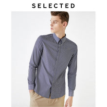 Charger l'image dans la galerie, SELECTED Men's 100% Cotton Slim Fit Striped Long-sleeved Shirt SIG|419405542

