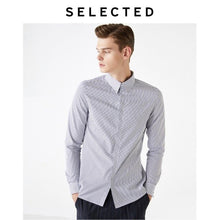 Charger l'image dans la galerie, SELECTED Men's 100% Cotton Slim Fit Striped Long-sleeved Shirt SIG|419405542
